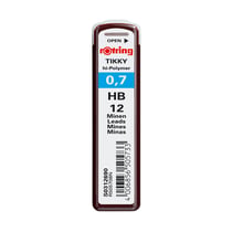 Lot de 12 mines HB - 0.7 mm - rOtring