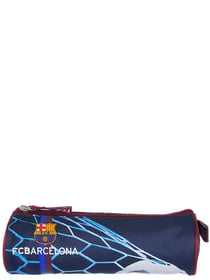 Trousse La Plume Dorée - F.C. Barcelone - 1 compartiment - Rond - Bleu