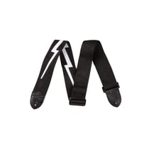 Fender - Sangle Nylon Lightning Bolt Strap 2,5" - noir
