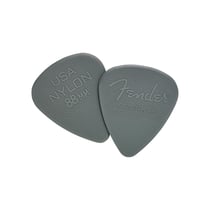 Fender - Lot de 12 médiators 351 en nylon .88 mm - gris