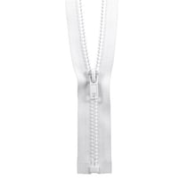 Fermeture à glissière Injectée n°5 - 45cm - Blanche