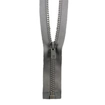 Fermeture à glissière Injectée n°5 - 70cm - Gris