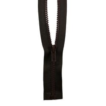 Fermeture à glissière Injectée n°5 - 80cm - Marron