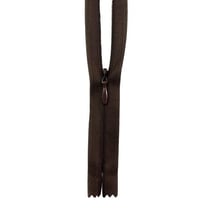 Fermeture à glissière Invisible - 40cm - Marron