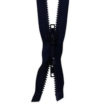 Fermeture à glissière Injectée n°5 - 65cm - Bleu Marine