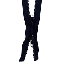 Fermeture à glissière Injectée n°5 - 75cm - Bleu Marine