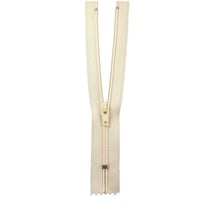 Fermeture à glissière Nylon - 20cm - Écru