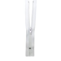 Fermeture à glissière Nylon - 35cm - Blanche