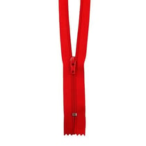 Fermeture à glissière Nylon - 40cm - Rouge