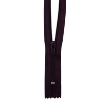 Fermeture à glissière Nylon - 55cm - Prune