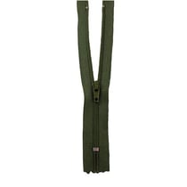 Fermeture à glissière Nylon - 60cm - Vert Kaki