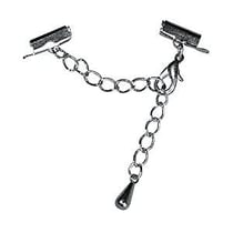 Fermoir écrasé pour rubans - 10mm