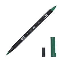 Feutre pinceau ABT à double pointe - Tombow - 346 - vert mer