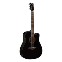 Yamaha - GFGX800CBL black - guitare folk électro-acoustique