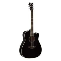 Yamaha - GFGX820CBL black - guitare folk électro-acoustique