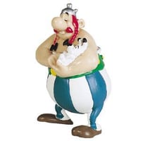FIG. OBELIX TENANT IDEFIX FIGURINE OBELIX TENANT  IDEFIX