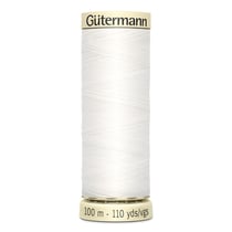Fil à coudre Gütermann - Polyester - n°800 Blanc