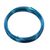 Fil aluminium 1,5mm - bleu foncé