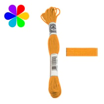 Fil à broder DMC - Coton Retors Mat - Mandarine 2741