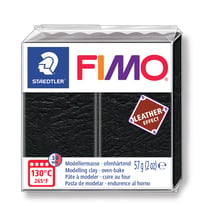 Fimo Effect Leather - Noir 8010-909 - 57 g