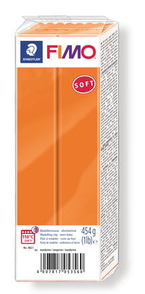 FIMO Soft - pâte à modeler - 454 g - mandarin