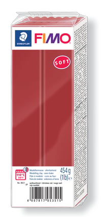 Fimo Soft 454 G Rouge Noel