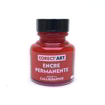 Flacon encre permanente 30ml cinabre