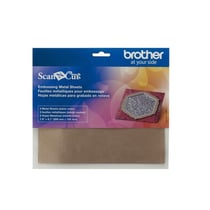 2 feuilles embossage métallique Scan N Cut - Or