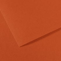 Feuille Mi-Teintes - 50x65cm - 160g - terre rouge