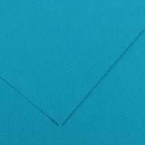 Papier Canson - Iris Vivaldi - 1 feuille - Bleu primaire - 50 x 65 cm - 120g/m²