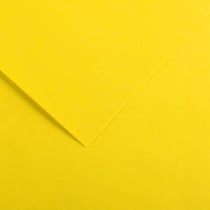 Papier Canson - Iris Vivaldi - 1 feuille - Jaune canari - 50 x 65 cm - 120g/m²