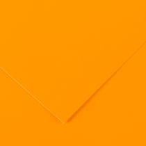 Papier Canson - Iris Vivaldi - 1 feuille - Orange fluo n°42 - 50 x 65 cm - 250g/m²