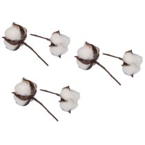 Lot de 6 fleurs de coton - Rayher