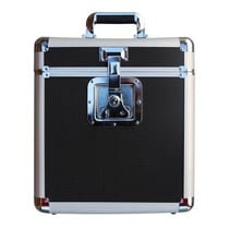 Rangement vinyles 25 disques Rock on wall - Flight case 25LP - Noir