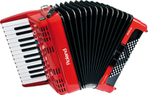 Roland FR-1x Piano accordéon 72 boutons 26 touches 14W Rouge