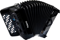 Roland FR-1xb Accordéon à boutons 72 boutons 62 boutons 14W Noir