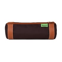 Trousse Tann's - Classic - 1 compartiment - Rond - Marron