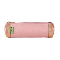 Trousse Tann's - Glitter - 1 compartiment - Rond - Rose