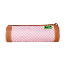 Trousse Tann's - Vichy - 1 compartiment - Rond - Rose