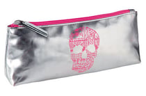 Trousse Oberthur - Skull - 1 compartiment - Triangulaire - Argent
