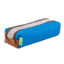 Trousse Tann's - Iconic - 2 compartiments - Rectangulaire - Bleu/Gris