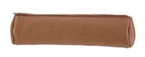 Trousse - Scolaire - Marron caramel - Rond - Cuir - 21x6 cm - Oxford