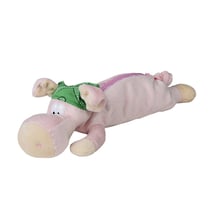 Trousse Oberthur - Peluche - 1 compartiment - Cochon - Rose