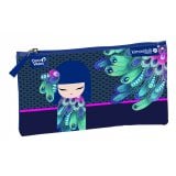 Trousse Quo Vadis - Kimmidoll - 1 compartiment - Rectangulaire - Bleu