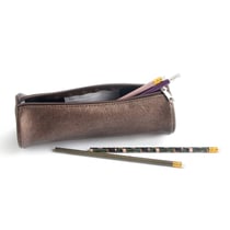 Trousse Cultura - Cracked - 1 compartiment - Rond - Marron