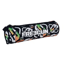 Trousse Freegun - 1 compartiment - Rond - Noir, orange, vert
