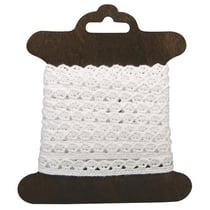 GALON COTON BLANC FIN