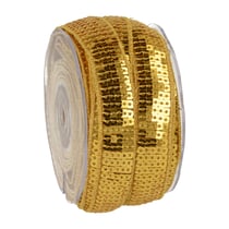 Galon Paillettes 2.2cm - Or - Vendu au décimètre