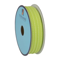 Galon Tiret 10mm - Anis/Blanc - Vendu au décimètre