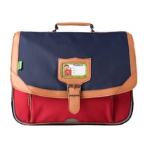 Cartable 35cm Tann's - Iconic Bleu-Rouge - 1 compartiment